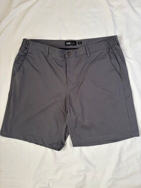 Barbell Apparel Anything Shorts Gray Men’s Size 40 Athletic Fit 4-Way Stretch